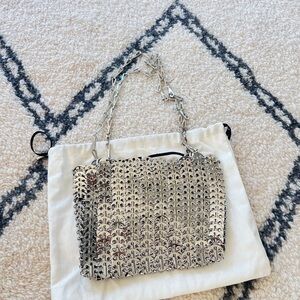 Silver Chainmail Women Bag